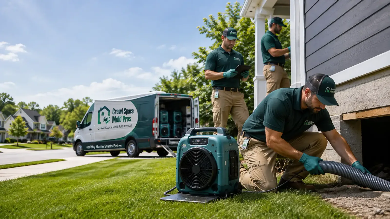 Crawl Space Mold Removal in Gouldsboro, PA